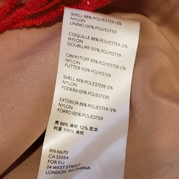 Free People Night Shimmers Mini Dress SZ 0 Red - Picture 9 of 10